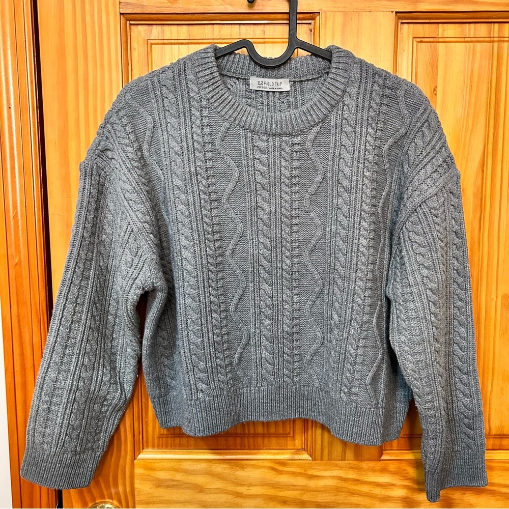 Korean Grey Sweater